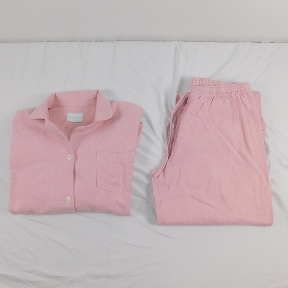 Colson & Cotton Pink Button-Up Pajama Set | Size Small - Picture 7 of 9